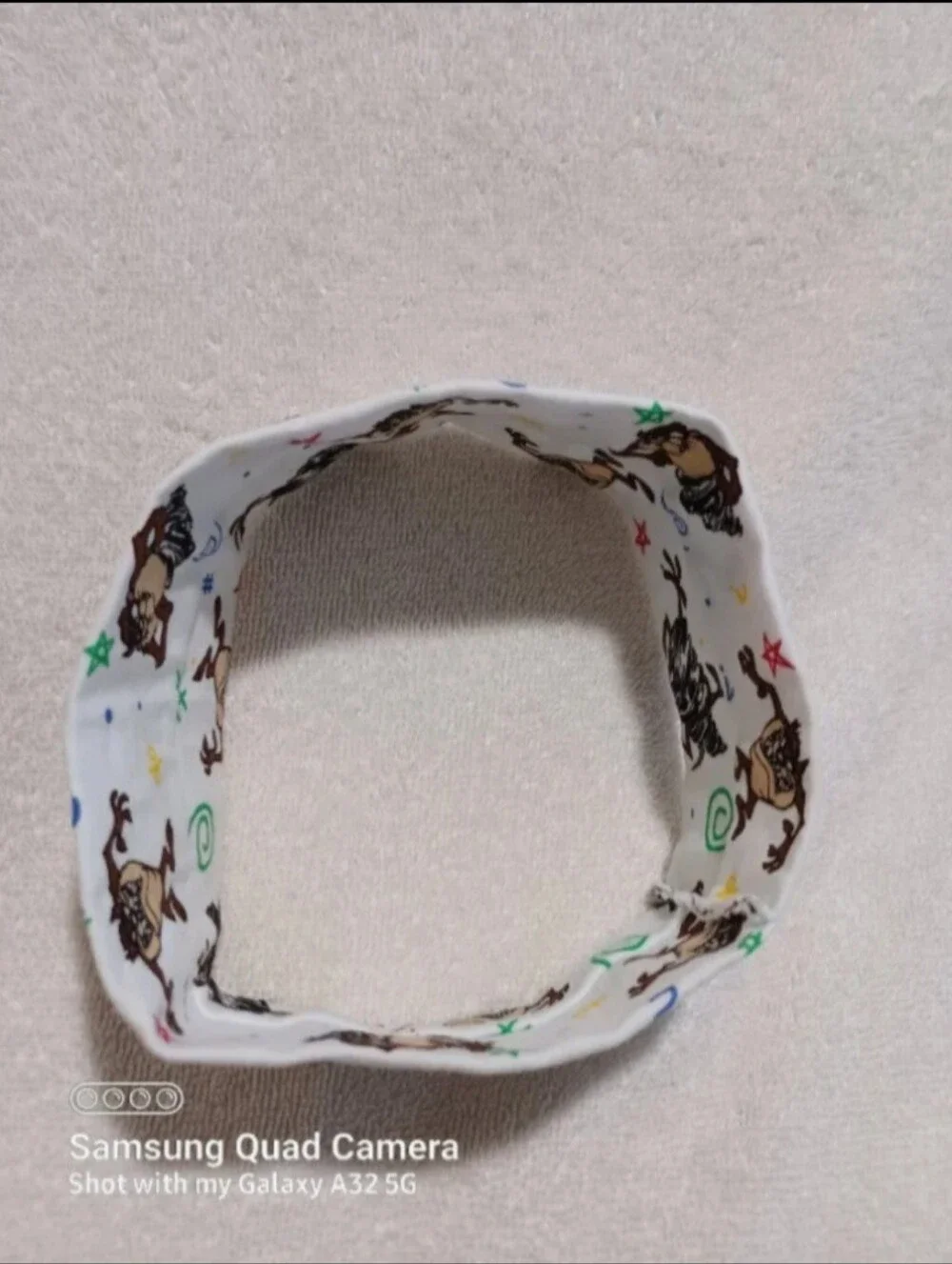 Vintage Looney tunes taz elastic headband